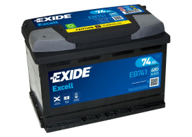Exide Excell 12V 70Ah 740A EB708